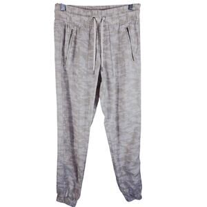 ATHLETA Cabo Linen Women's Drawstring Zip Pockets Jogger Women's 2